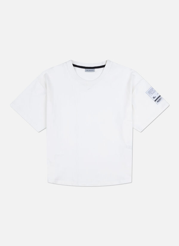 Relaxed Fit Retro collar tee